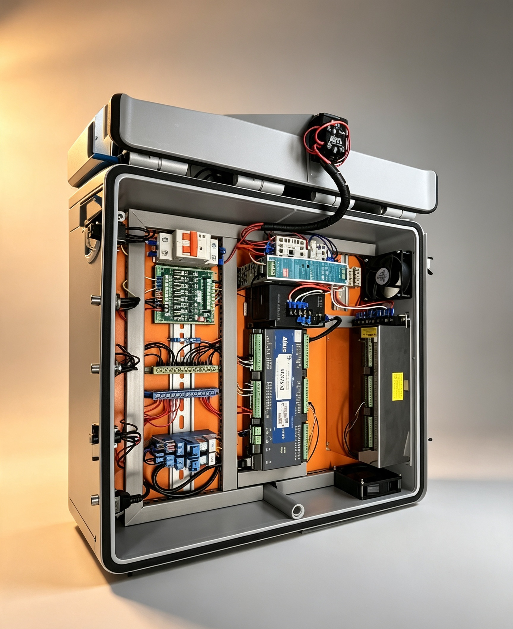 IoT and cloud-supervision control cabinet